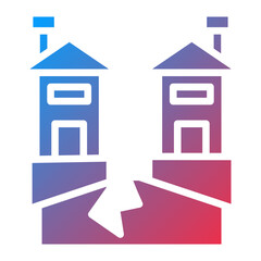 Vector Design Land Sink Icon Style