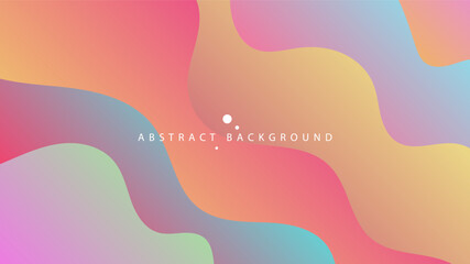 Modern Abstract Background Fluid Liquid Wave Lines and Purple Red Blue Gradient Color