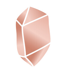 Geometric crystal flat Shape