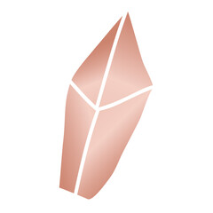 Geometric crystal flat Shape