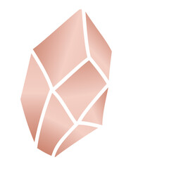 Geometric crystal flat Shape