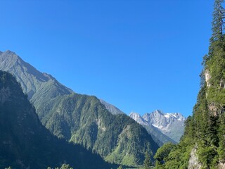 mountain landscape with sky