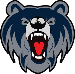 Bear Head Mascot for logos and other graphics