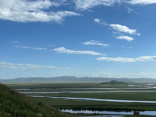 lake in the mountains