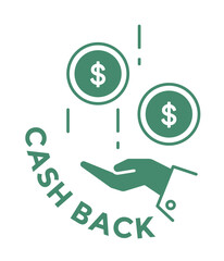 Cash back, financial services and baking system