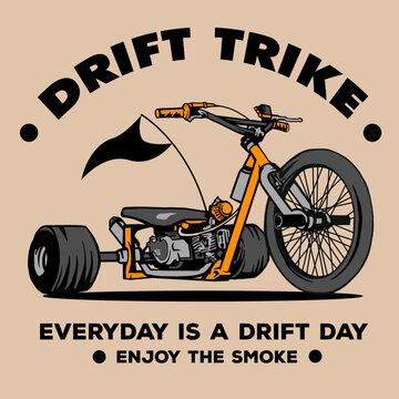 let's drift trike and enjoy the smoke