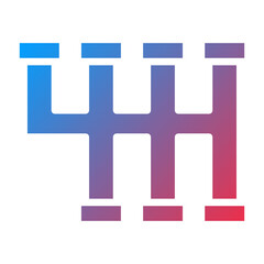 Obraz premium Vector Design Gearshift Icon Style