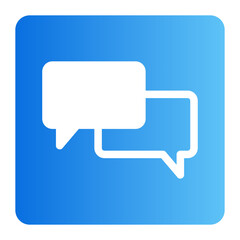 chat gradient icon