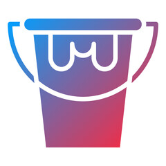 Vector Design Paint Bucket Icon Style