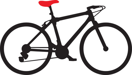 Bicycle vector image or clipart