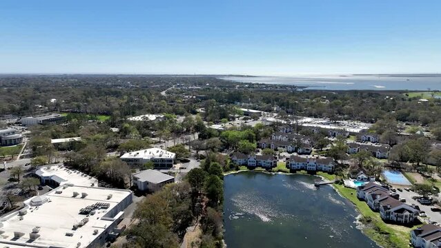 aerial mount pleasant sc, south carolina