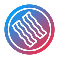 Vector Design Bacon Icon Style