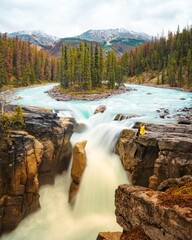 waterfall in yosemite