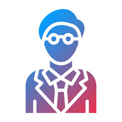Vector Design Grandfather Icon Style