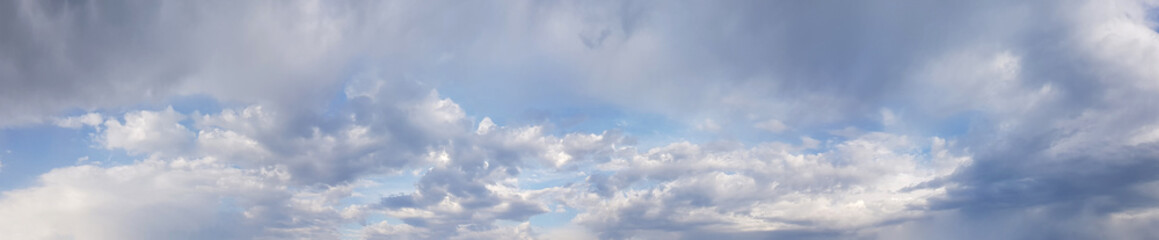 Fototapeta premium Nature landscape, blue sky with clouds