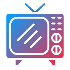 Vector Design TV Icon Style