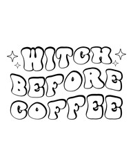 Witch Before Coffee design