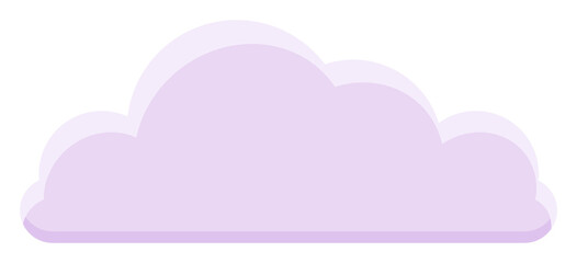 purple cloud element object png