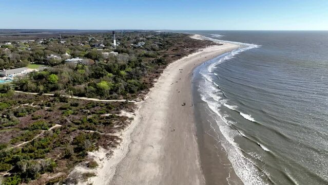 charleston sc, south carolina sullivans island beach and lighthouse