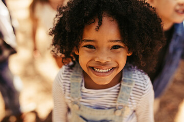 Smiling african girl