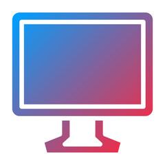 Vector Design TV Screen Icon Style