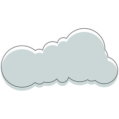 Cloud Outline Shapes