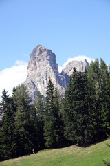 Obraz premium Sass Songher in den Dolomiten