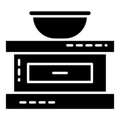 bowl on the table icon