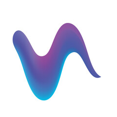 Trendy element Fluid Modern Gradient element design, transparent shape element 