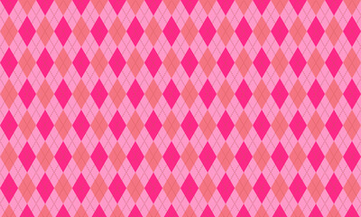 アーガイルピンクパターン