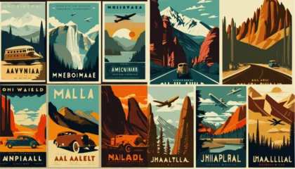 Poster Vintage Travel Posters  © George Fontana