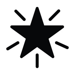star icon, sky vector, bookmark illustration