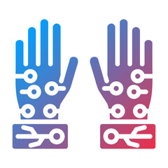 Vector Design Wired Gloves Icon Style