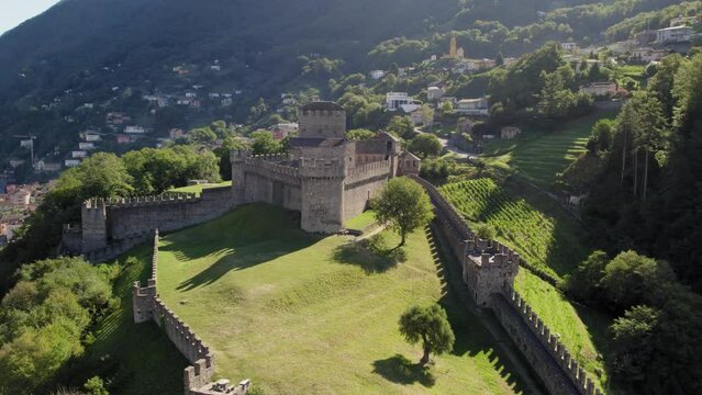Montebello Castle by Drone