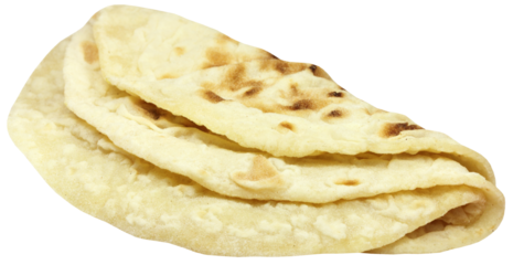 Hand made roti bread