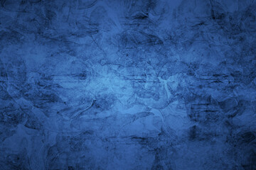 Cement wall background, dark blue gradient old wall pattern, blue abstract wall background, dark blue cement texture old wall pattern.