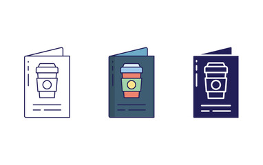 Cafe Menu vector icon