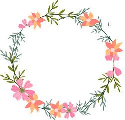 Flower Frame Illustration