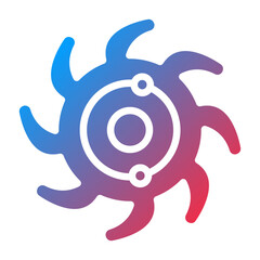 Vector Design Black Hole Icon Style