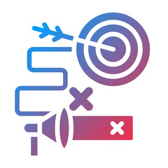 Obraz premium Vector Design Marketing Strategy Icon Style