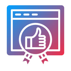 Vector Design Page Quality Icon Style