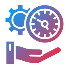 Vector Design Time Management Icon Style
