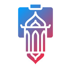 Vector Design Lantern Icon Style