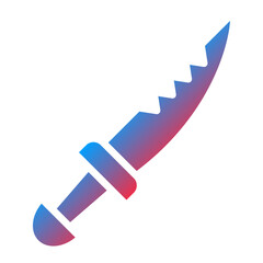 Vector Design Pirate Knife Icon Style