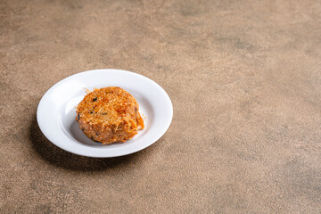 Perkedel Kentang is Potato croquette of ground meat and boiled potatoes or other starch, which then mash the potatoes together with garlic, salt, and pepper.
