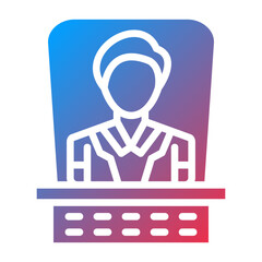 Vector Design Boss Icon Style