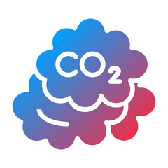 Vector Design CO2 Icon Style