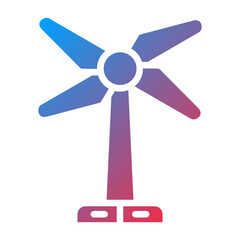 Vector Design Wind Power Icon Style