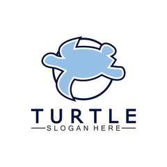 Turtle icon, Sea turtle vector illustration, Logo for buttons, websites, mobile apps and other design needs