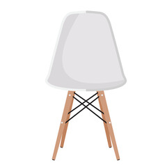 White designer chair